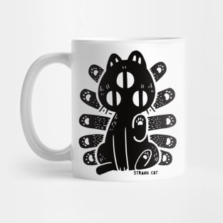 STRANGE CAT - handssssssssssss Mug